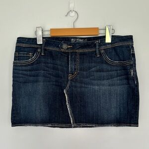 Silver Jeans Ravi Denim Mini Skirt